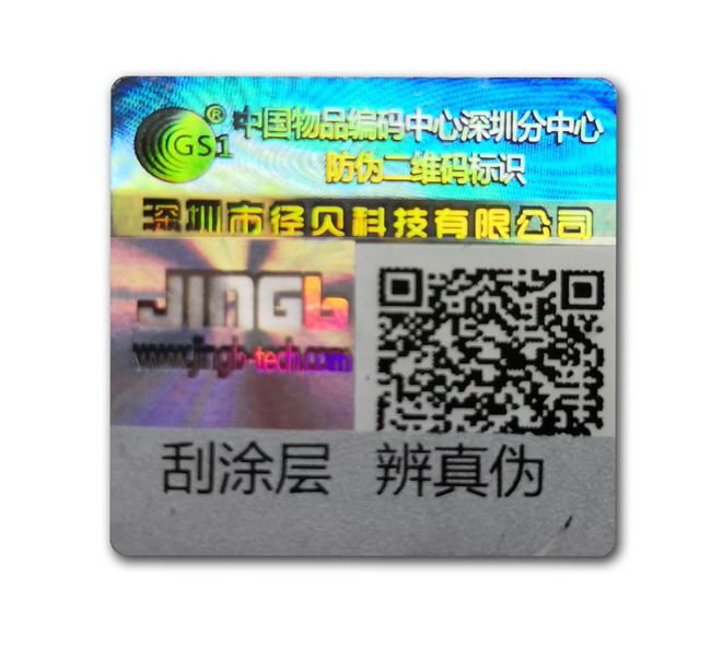 Variable QR code security label